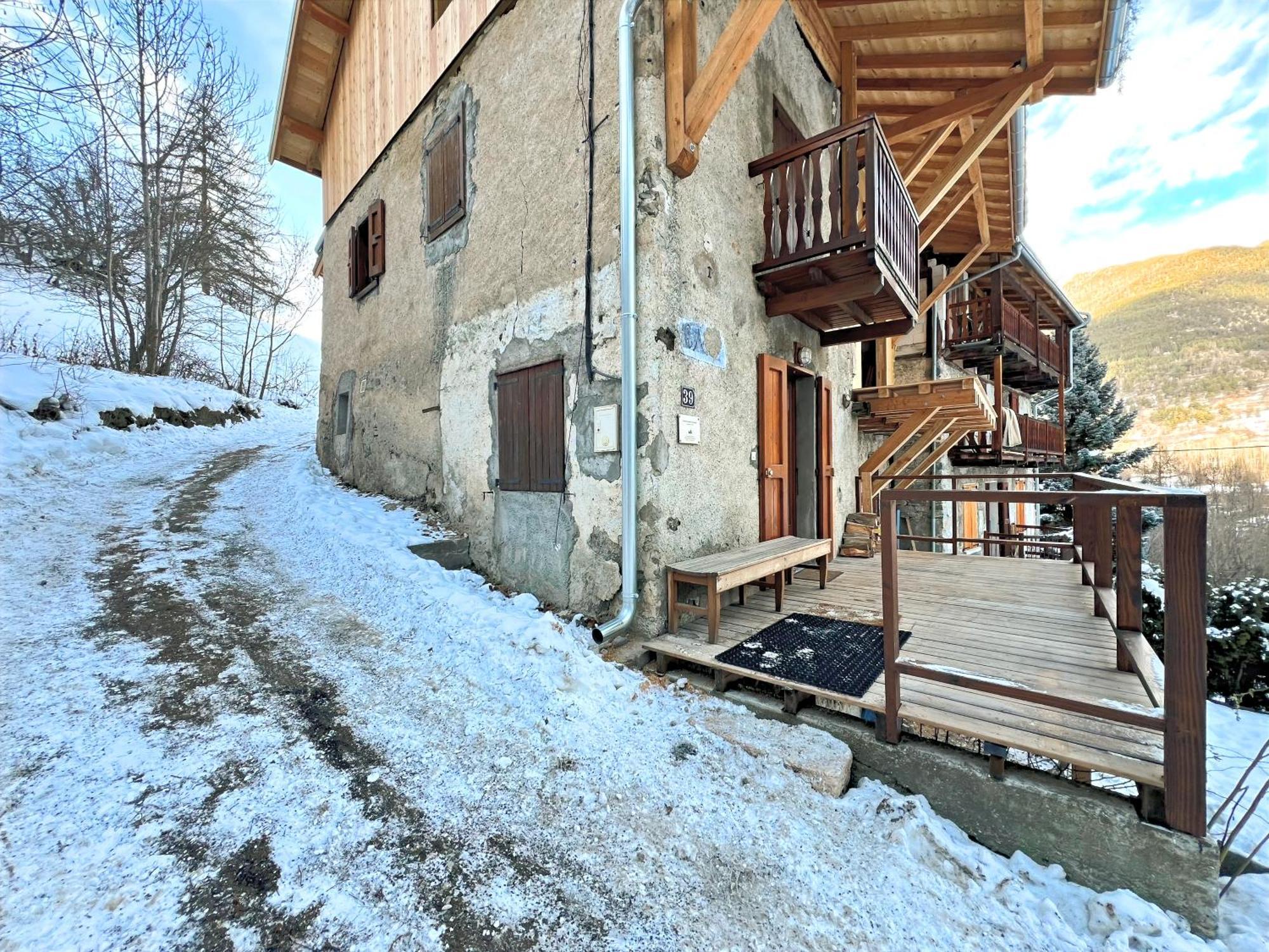 Charmante Maison De Montagne Briançon Extérieur photo
