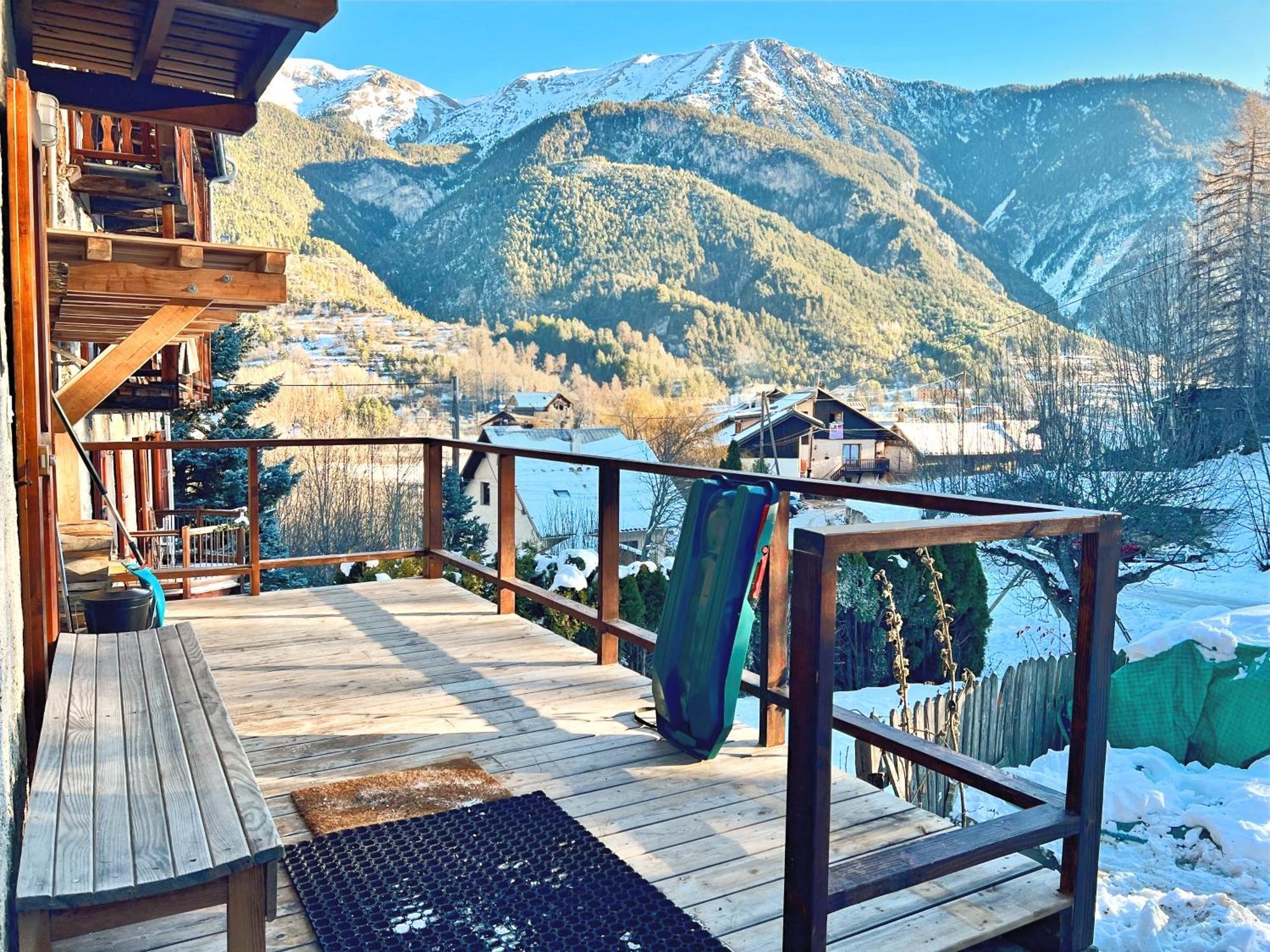 Charmante Maison De Montagne Briançon Extérieur photo